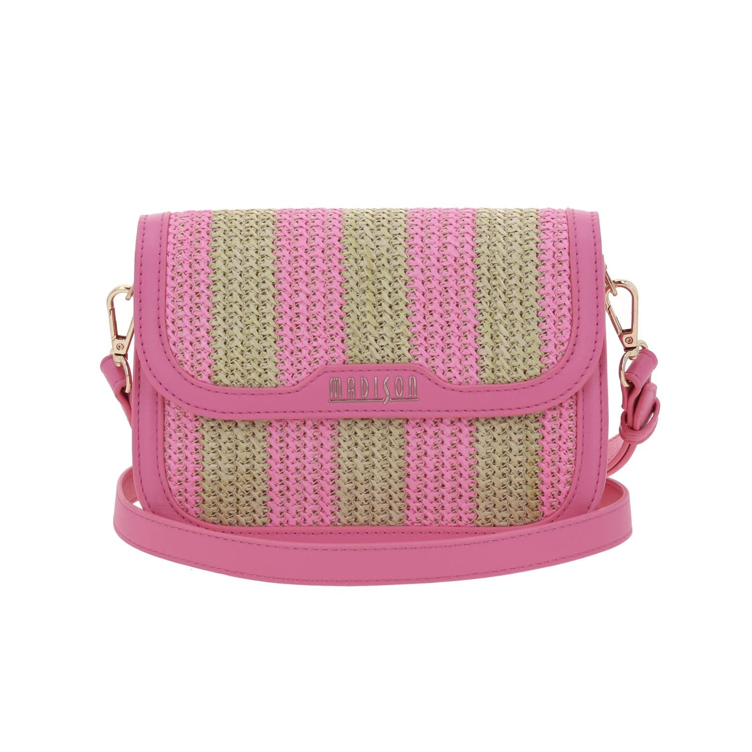 Bolsa de Lado para Dama Madison by Chenson Rosa con Doble Compartimento - Modelo MD25011, modelo MD25011-P