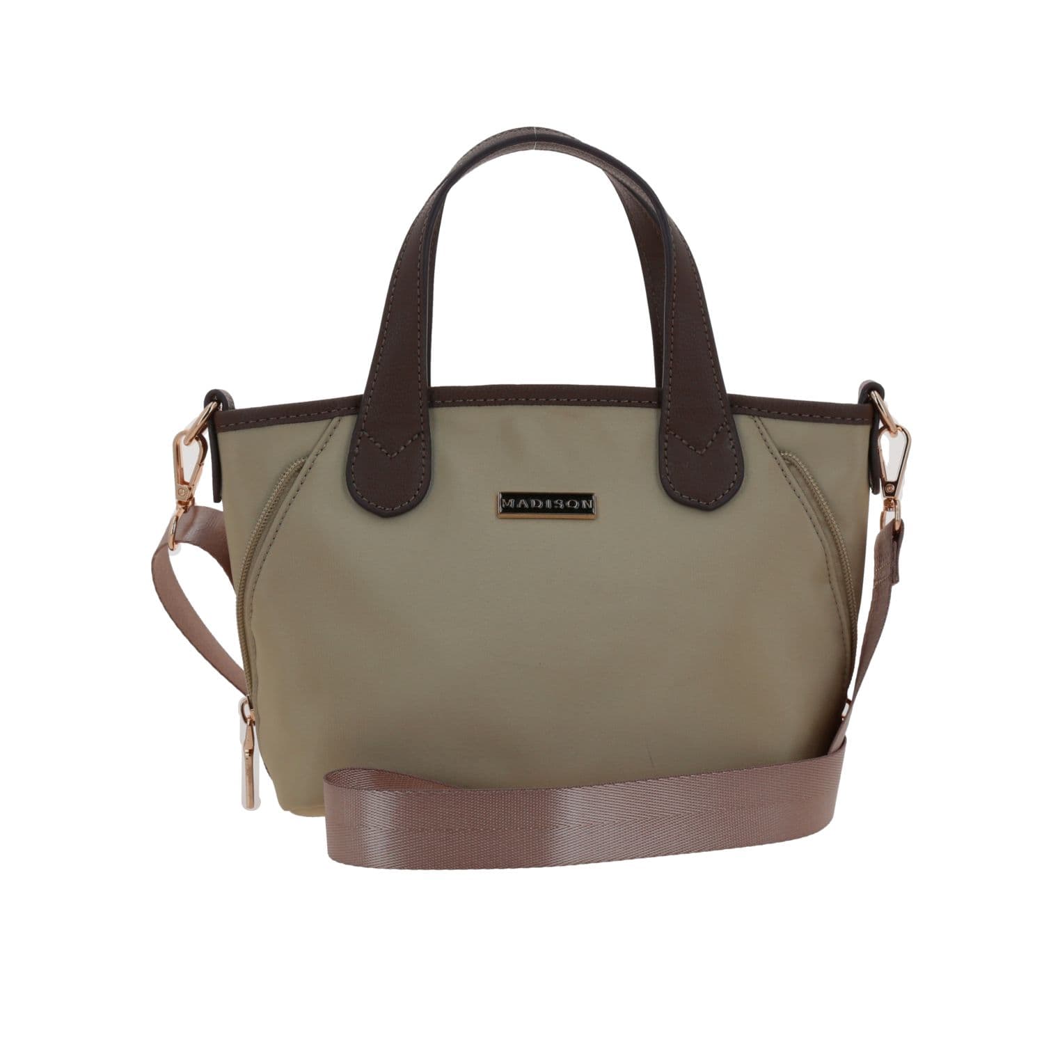 Bolsa de Mano para Dama Madison by Chenson Camel con Estilo Moderno - Modelo MD25193, modelo MD25193-8