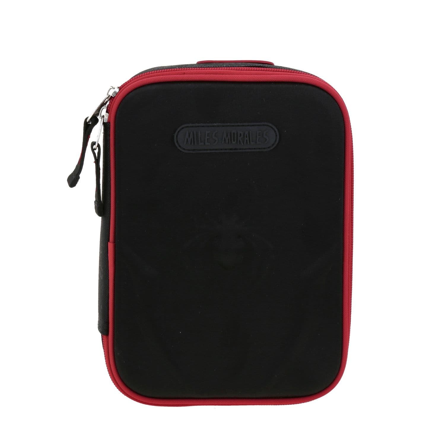 Lapicera escolar para niño Spider-Man Miles Morales by Chenson color negro, modelo MM70222-3