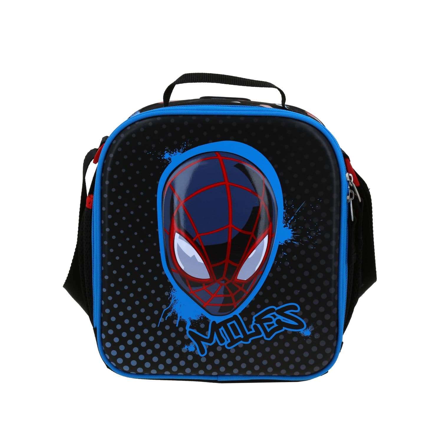 Lonchera Escolar Spider-Man Miles Morales Negro Térmica Chenson - Modelo MM70842, modelo MM70842-3