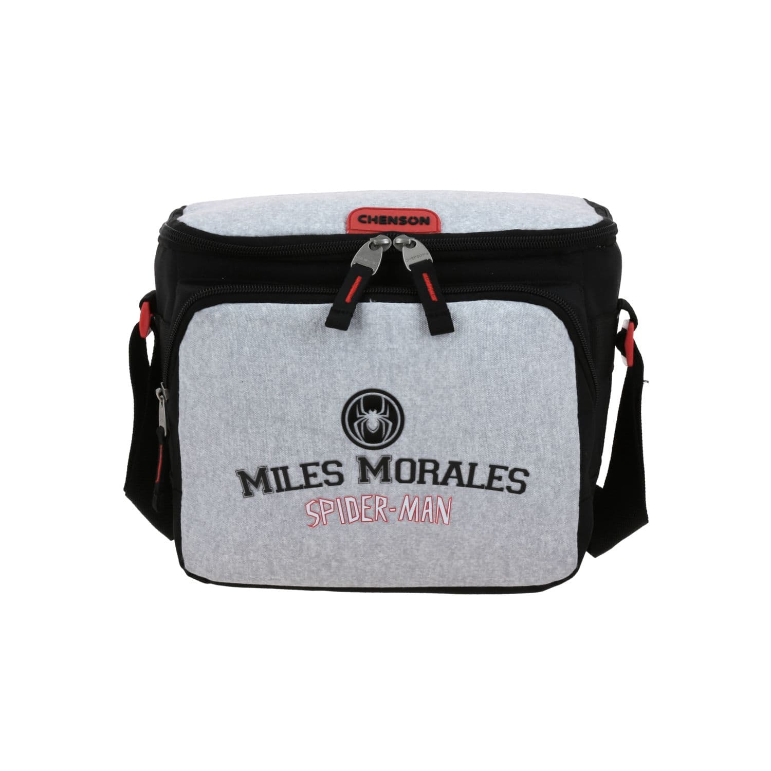 Lonchera Escolar Spider-Man Miles Morales Gris con Forro Térmico Chenson, modelo MM71027-2