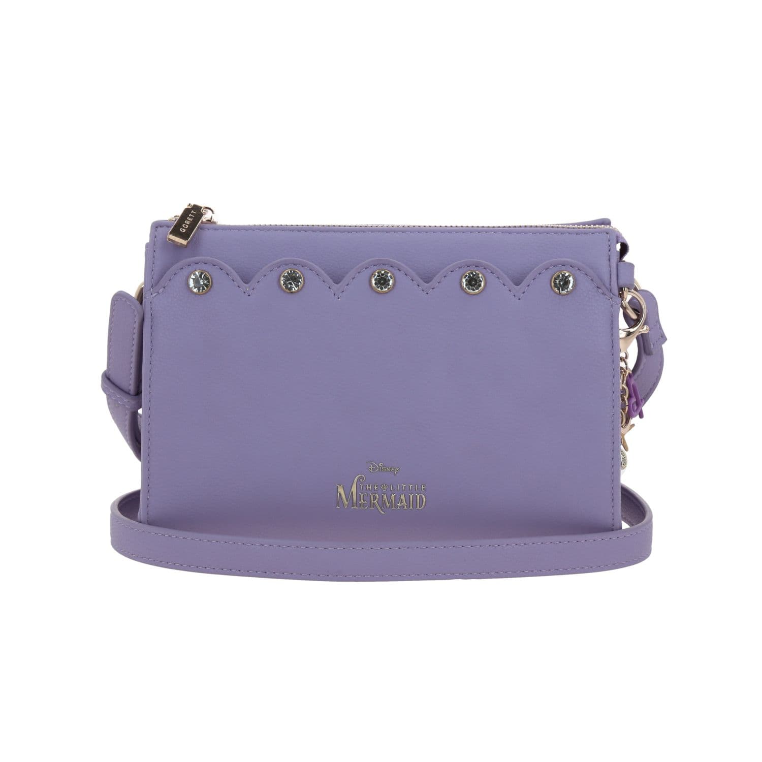 Bolsa de Lado Ariel La Sirenita by Chenson Uva | Bandolera Escolar Niña, modelo PR25003-U