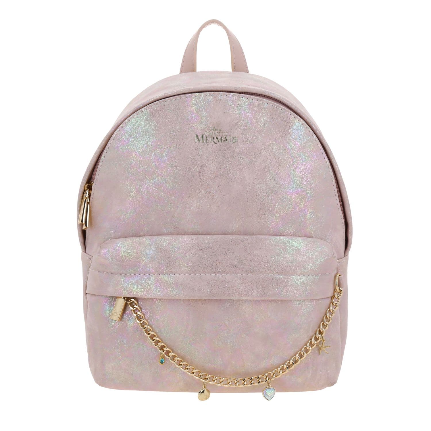 Mochila Escolar Ariel La Sirenita by Chenson Rosa para Niña, modelo PR25005-P