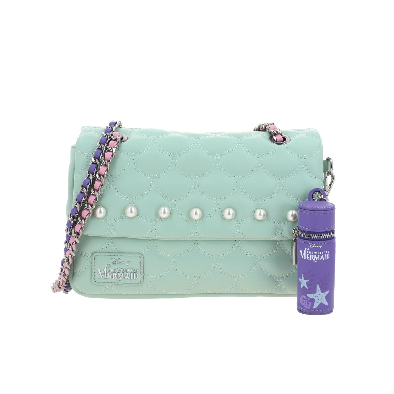 Bolsa de Lado Ariel La Sirenita by Chenson Verde - Infantil Escolar, modelo PR25014-G