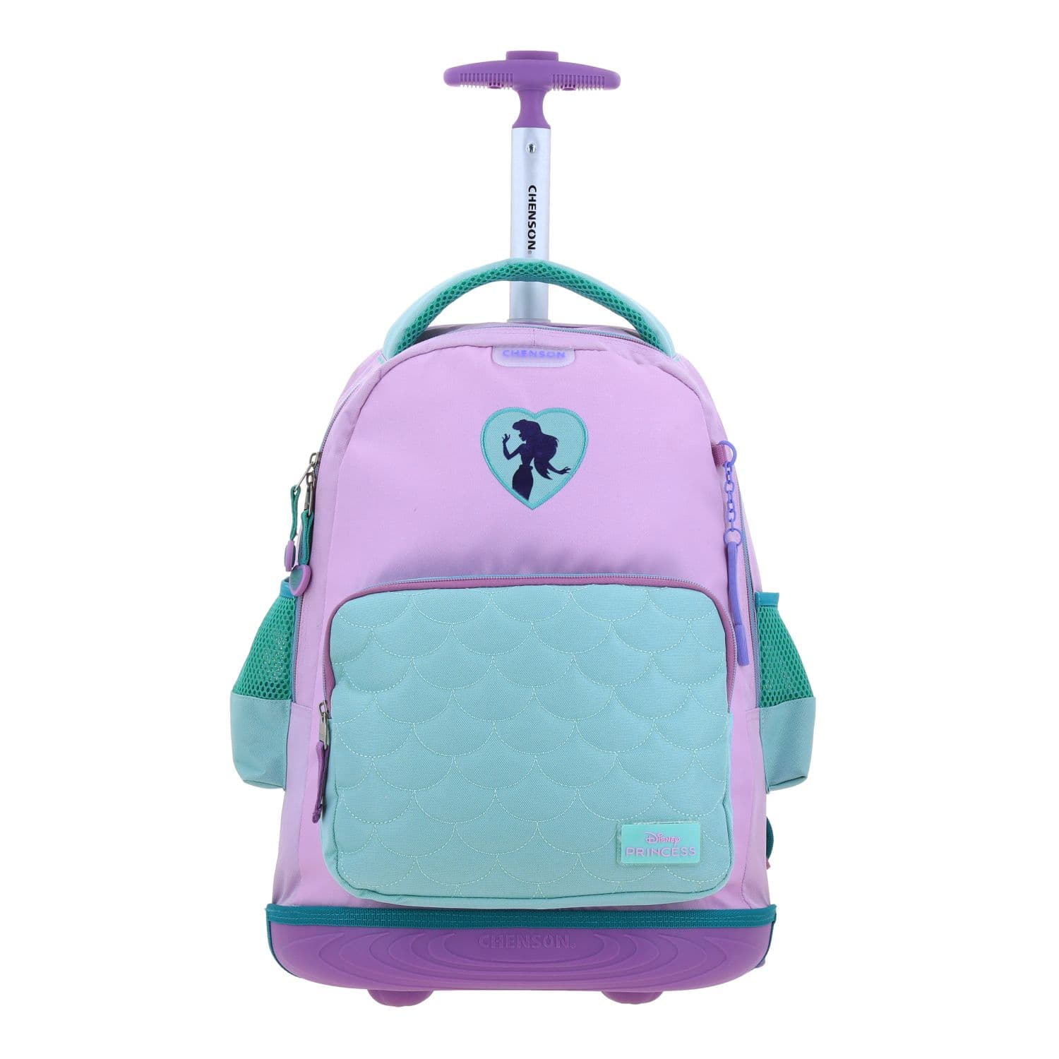 Kit Escolar Ariel La Sirenita by Chenson (Mochila + Lapicera) Turquesa Infantil, modelo PR70467-T-KB2A