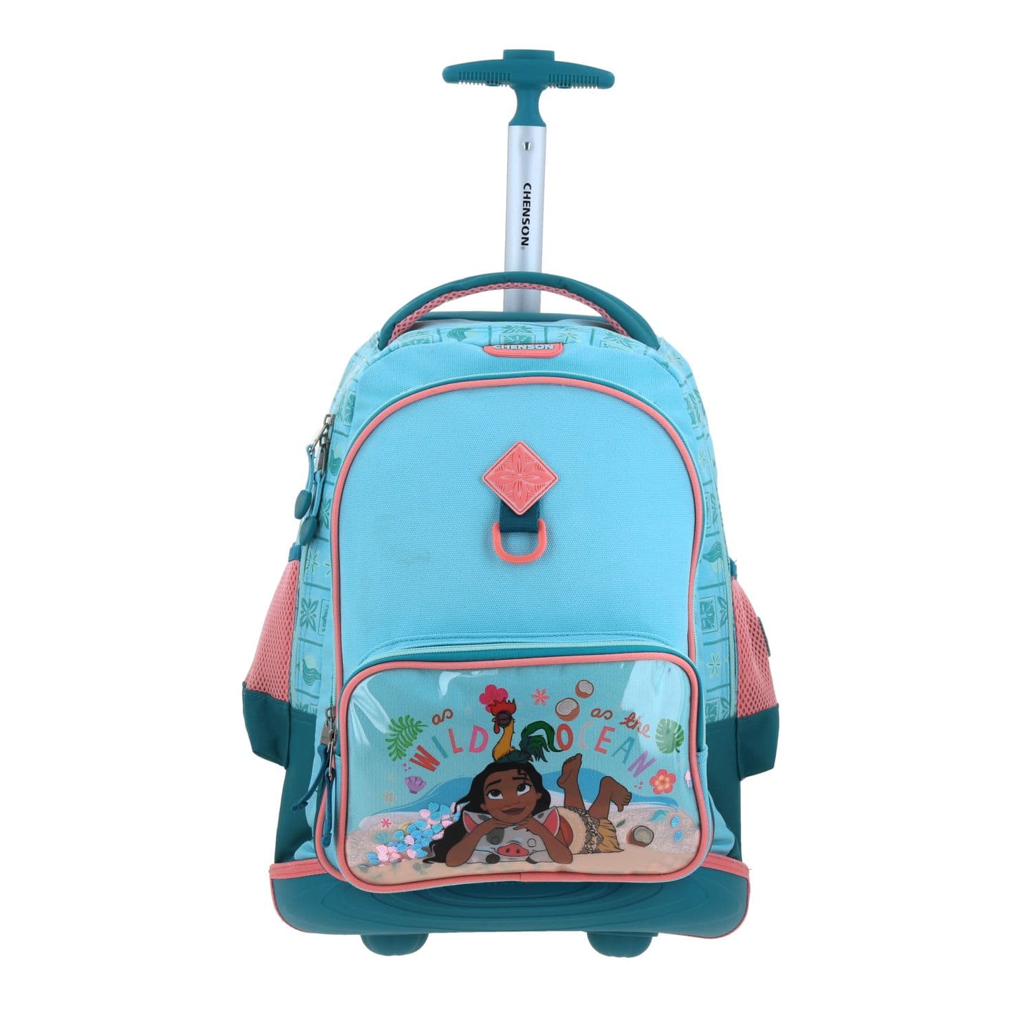 Mochila con Ruedas Princesa Moana by Chenson Turquesa Infantil, modelo PR70836-T