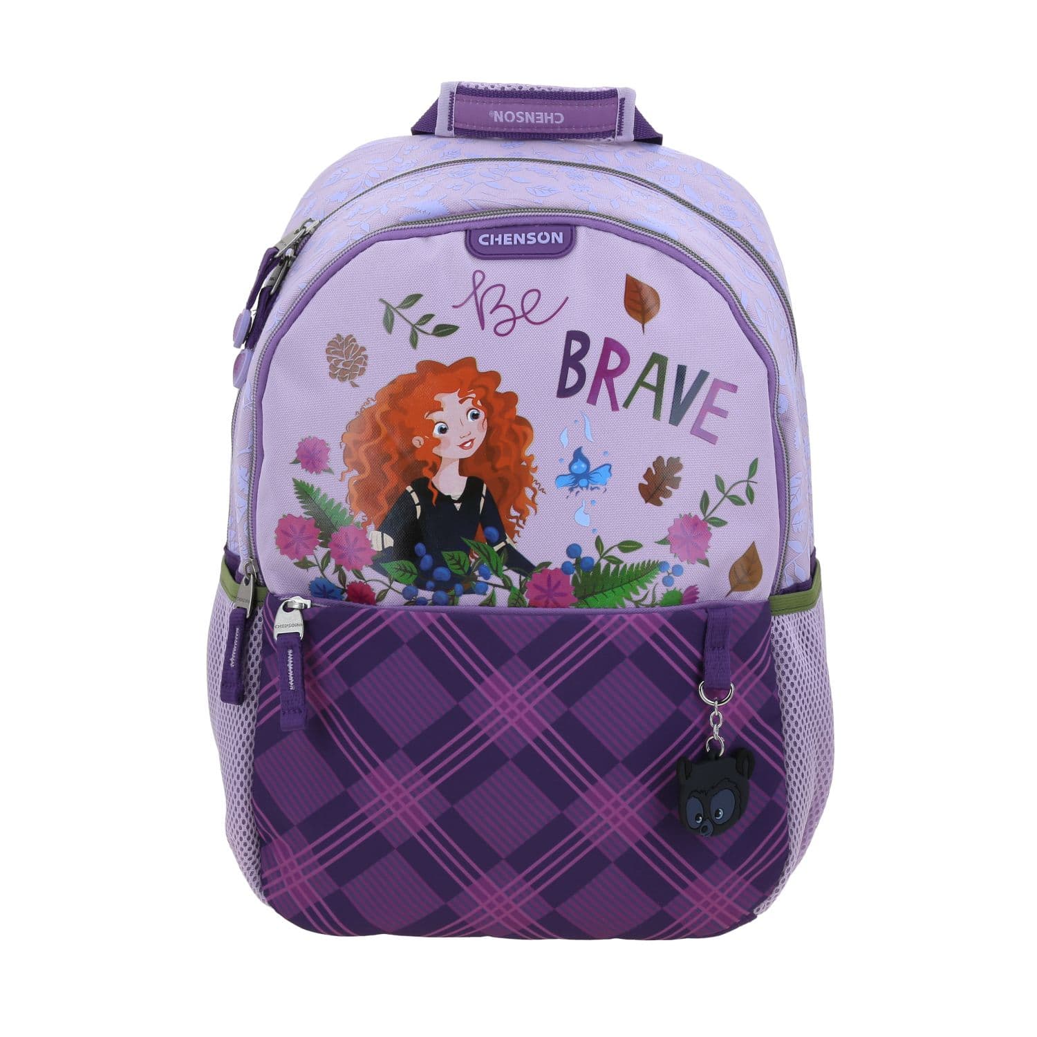 Kit Escolar Princesa Mérida by Chenson (Mochila + Lapicera) Uva Infantil - Modelo PR70903, modelo PR70903-U-KC2A