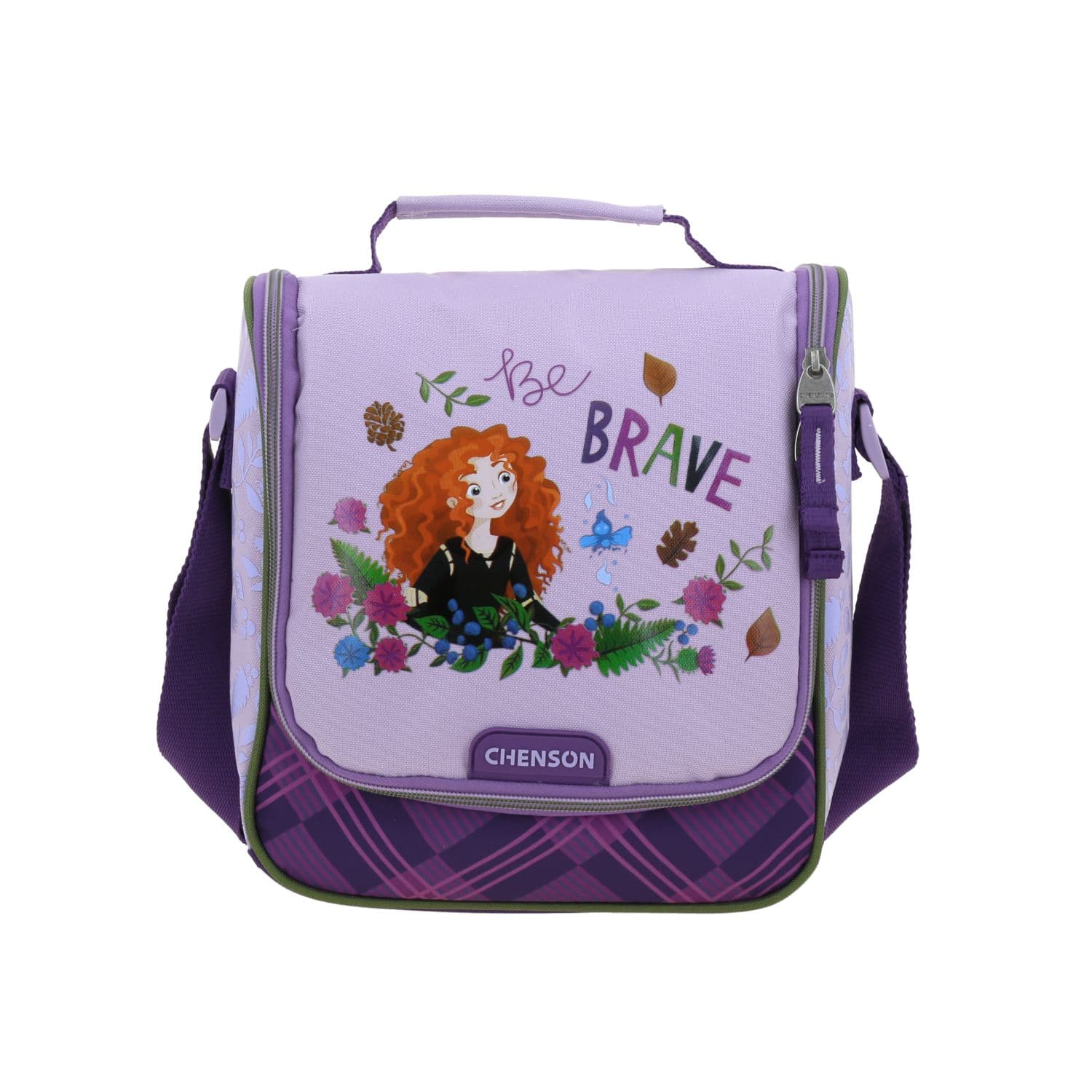 Lonchera Escolar Térmica Princesa Mérida Uva - Chenson Infantil, modelo PR70904-U