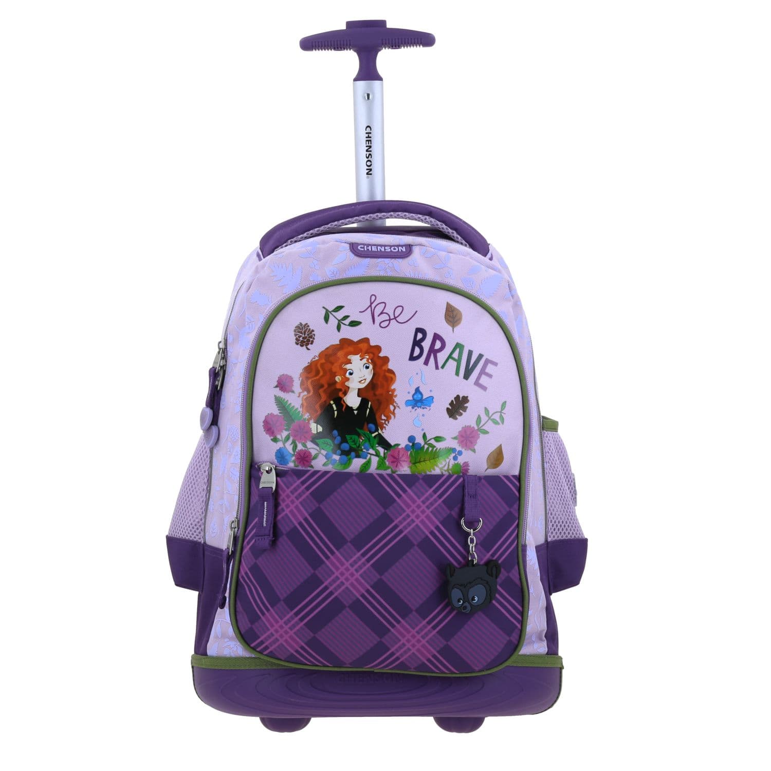 Mochila con Ruedas Princesa Mérida Chenson Color Uva Escolar, modelo PR70906-U