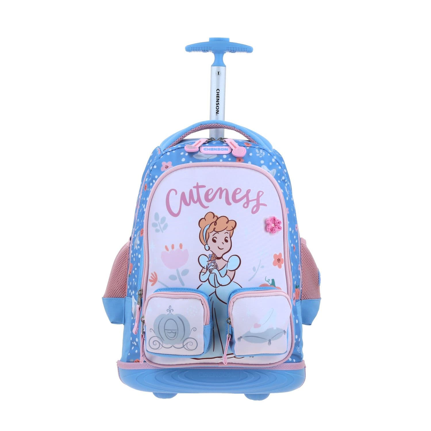 Kit Escolar Princesa Cenicienta by Chenson Mochila + Lonchera Azul Infantil, modelo PR71000-9-KB2O