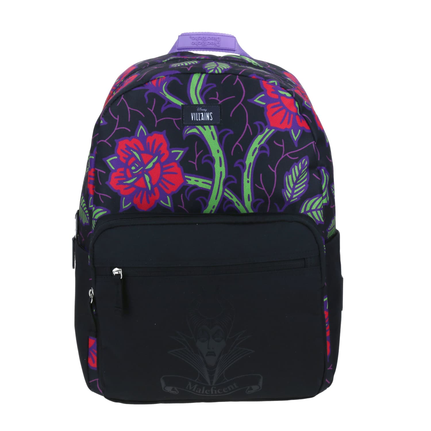 Mochila Juvenil Villanas by Chenson negra con amplio compartimento - Modelo VI65717, modelo VI65717-3